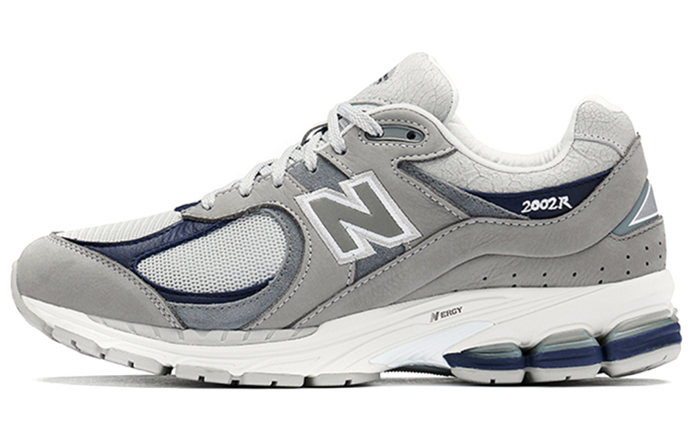 Thisisneverthat x New Balance NB 2002R trendy retro cushioning fabric leather non-slip wear-resistant breathable lightweight low-cut casual running shoes for men and women the same gray blue