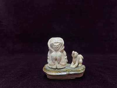 Весна (хант с собакой)