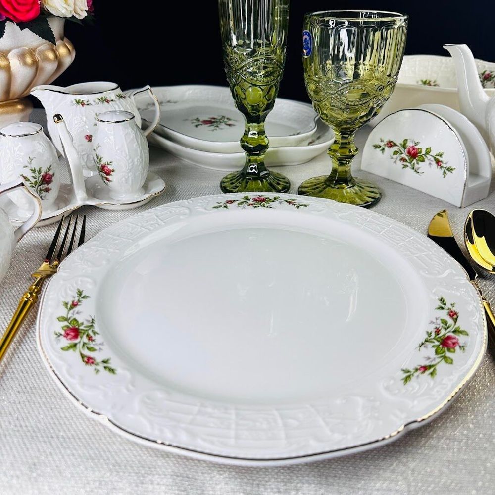 Lenardi 205-370 Набор из 6 тарелок 27см ДОМИНИКА в под.уп.(х4)Фарфор