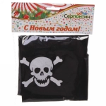 Карнавальный аксессуар «Бандана Пирата», чёрный