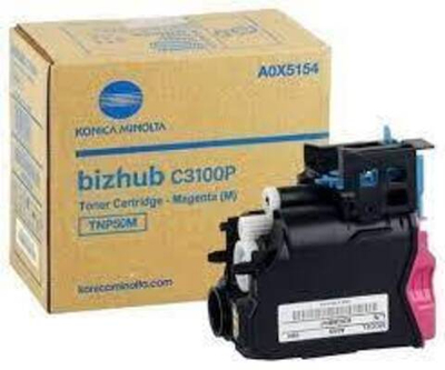 Тонер-картридж TNP-50M Konica-Minolta bizhub C3100P пурпурный a0x5354