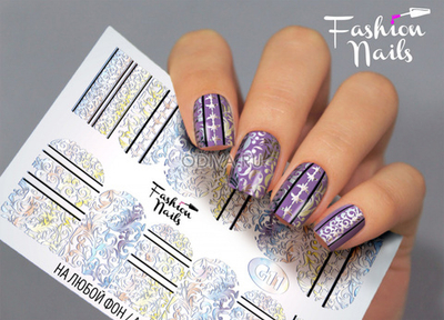 Слайдер-дизайн Fashion Nails Серия G № 11