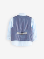 Комплект из трех предметов для мальчика Next K83-492, Серый, Голубой