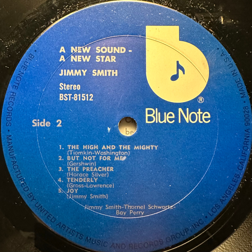 Jimmy Smith ‎– A New Star - A New Sound (США)