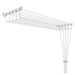 Сушилка для белья настенная (5 стержней) "Берёзка" 1.4м в пленке SNP-140