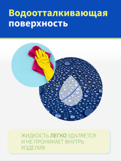 Мат спортивный гимнастический складной, 2 сложения/ 200*100*10 см