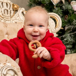 Деревянная погремушка - грызунок Рыбка Леснушки