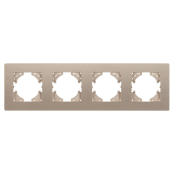 Рамка пластиковая FRM-PERIO-PL-4-GD (Arlight, -) 049761