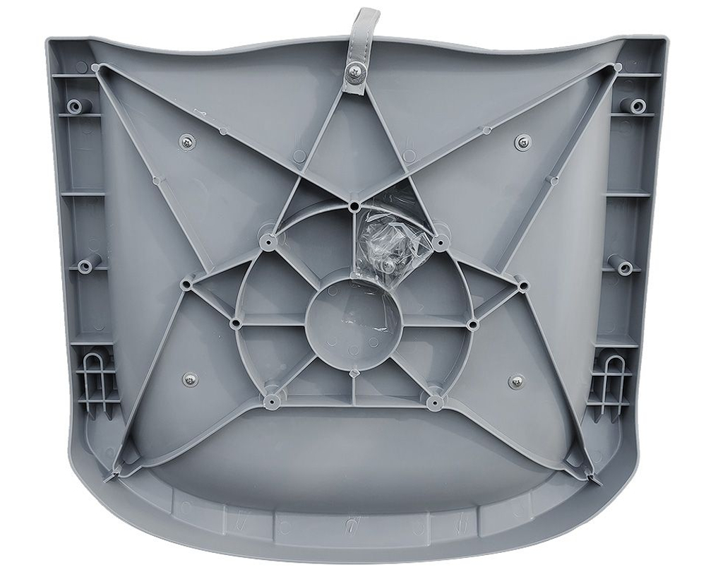 Сиденье с виниловыми подушками, серое