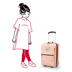 Чемодан детский Trolley XS cats and dogs rose Reisenthel