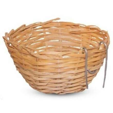 Гнездо для птиц плетённое из лозы 90х65