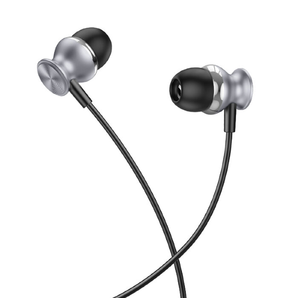 M106 Fountain metal universal earphones with microphone