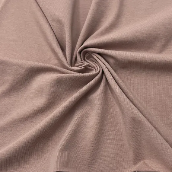 Кулирная гладь с лайкрой Пудровая