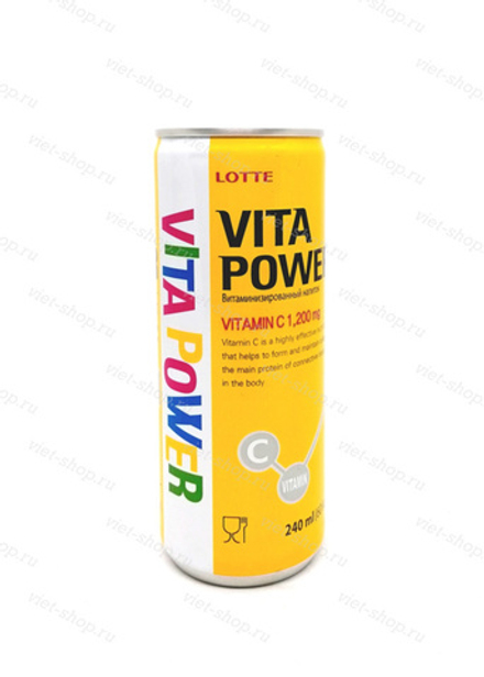 Напиток витаминизированный Vita Power, Lotte, 240 мл.