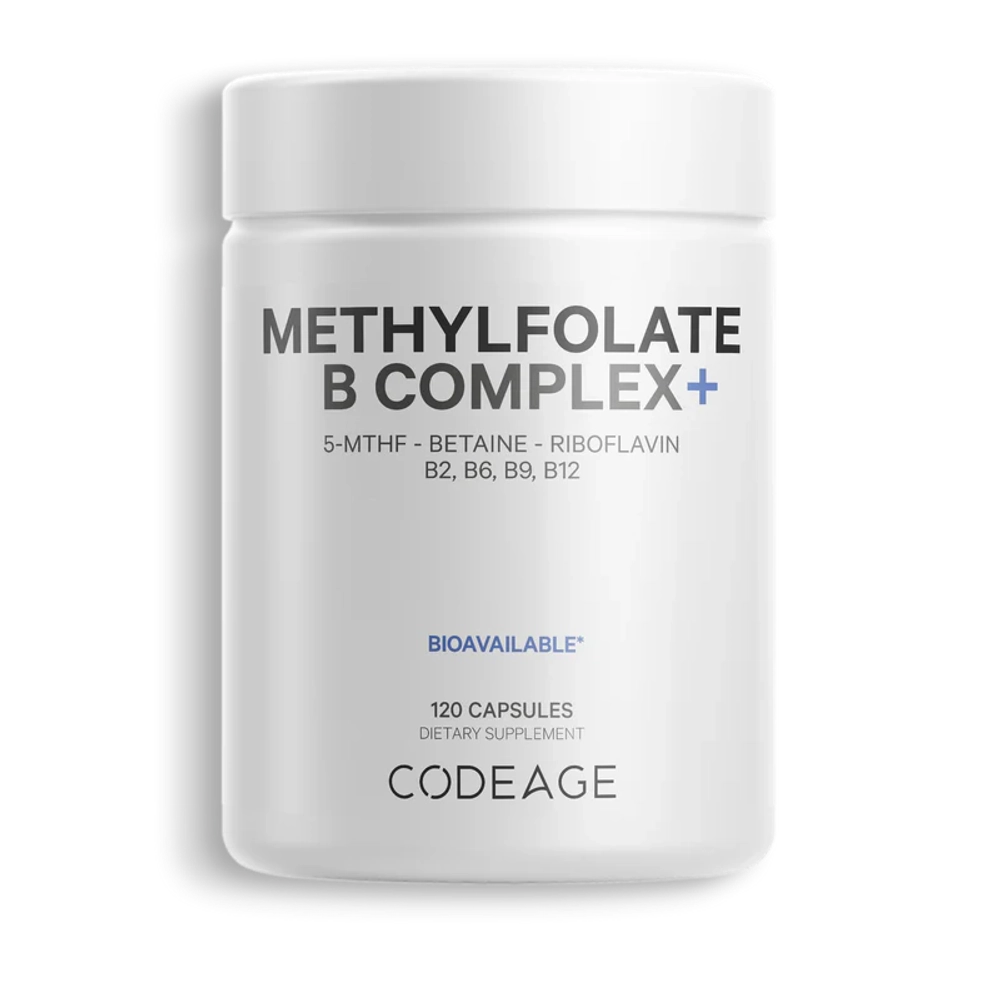 Methylfolate B Complex+ 120 капсул CodeAge