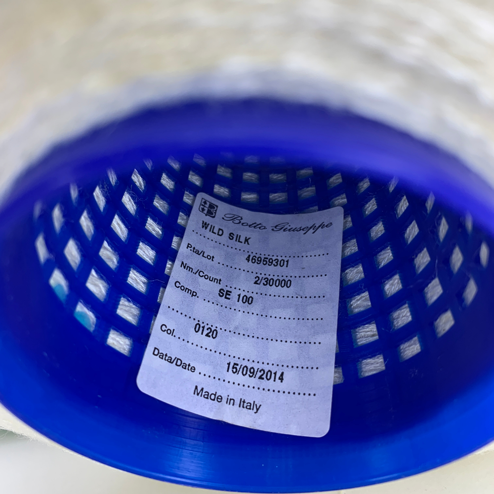 SAUVAGE- Botto Giuseppe; 100% шелк; 2400м/100гр; col.0120,p. 4695301, цвет: молочный