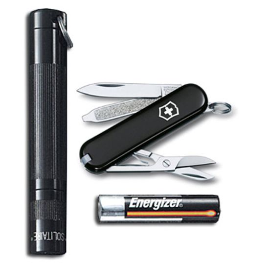 Нож Victorinox Мод. Classic SD + фонарь Maglite (набор) 4,4003