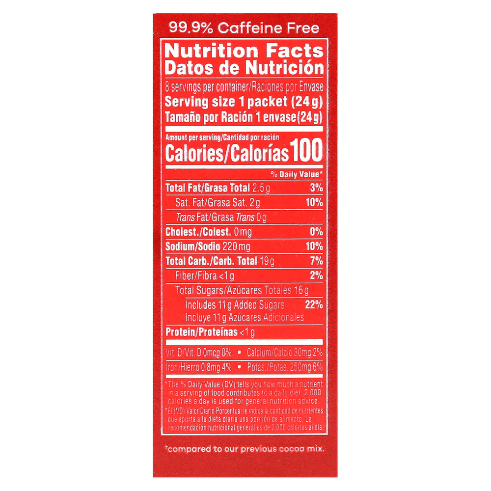 Nestle Hot Cocoa Mix, Мини-зефир, насыщенный молочный шоколад, 8 пакетиков, 24,2 г (0,85 унции)