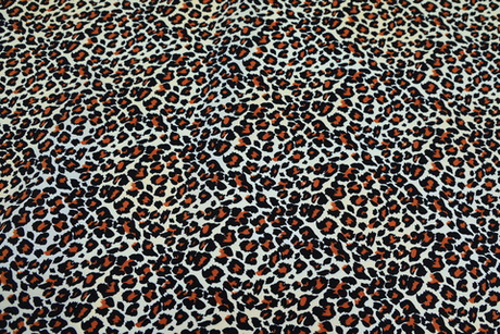 Вискоза леопард коричневая
