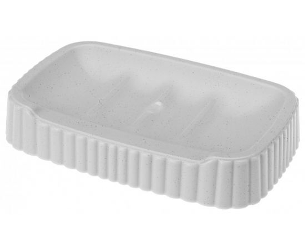 Мыльница Velvet пластик, светло-серый 433239638 Econova, Бытпласт