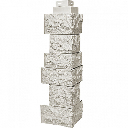 Наружный угол Камень Дикий, жемчужный Fineber (Файнбир)