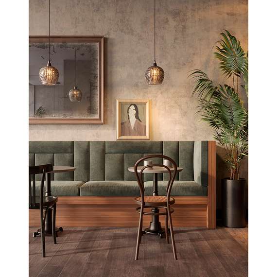 Светильник подвесной aurora, D20 см, серый