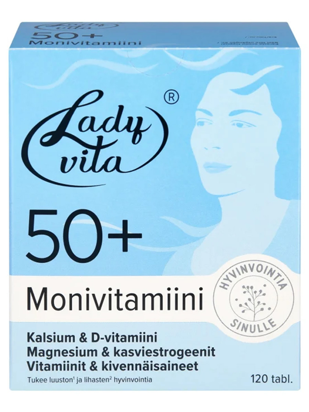 Витаминный комплекс Ladyvita (Ледивита) 50+ для женщин минеральные 120 таблеток, мультивитамины