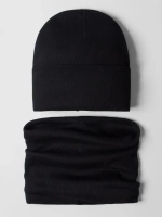 Шапка детская со снудом на осень