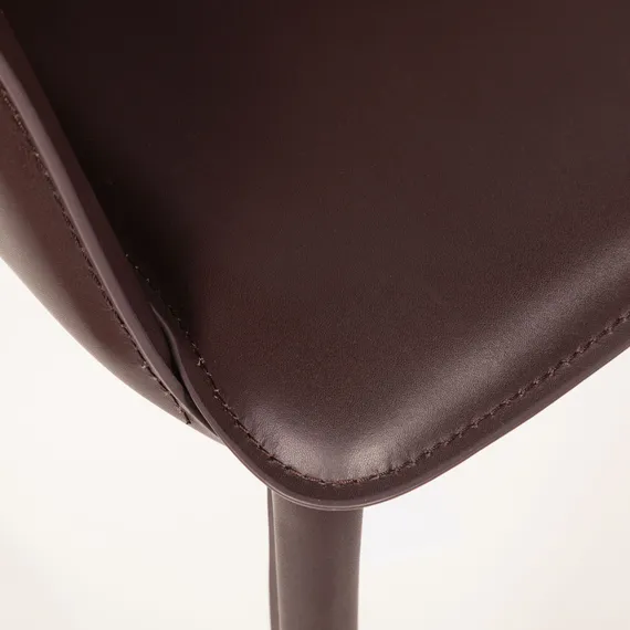 Стул Gio, коричневая кожа