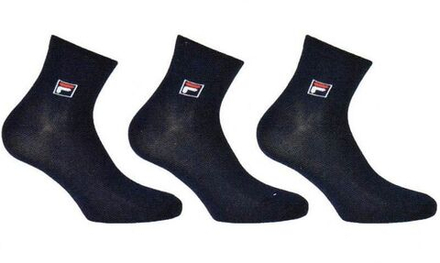 Теннисные носки Fila Quarter Plain Socks Mercerized Cotton 3P