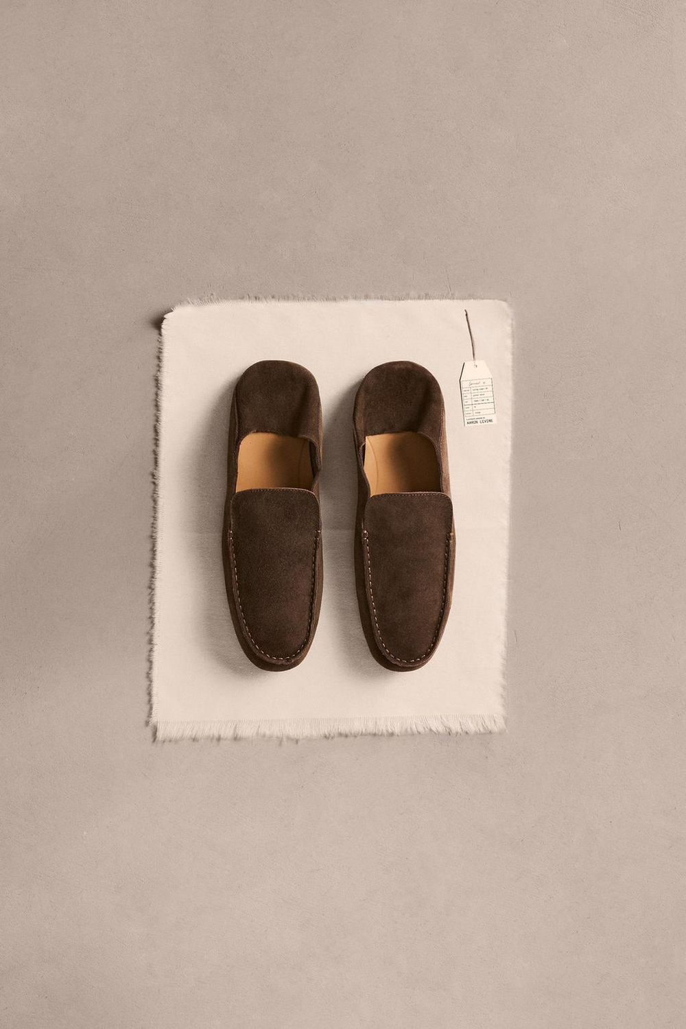 ZARA КОЖАНЫЕ ЛОФЕРЫ - LIMITED EDITION, КОРИЧНЕВЫЙ