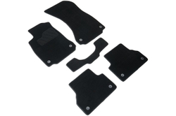 Ворсовые коврики LUX для Audi A4 (B9) 2015-н.в. Seintex.89629