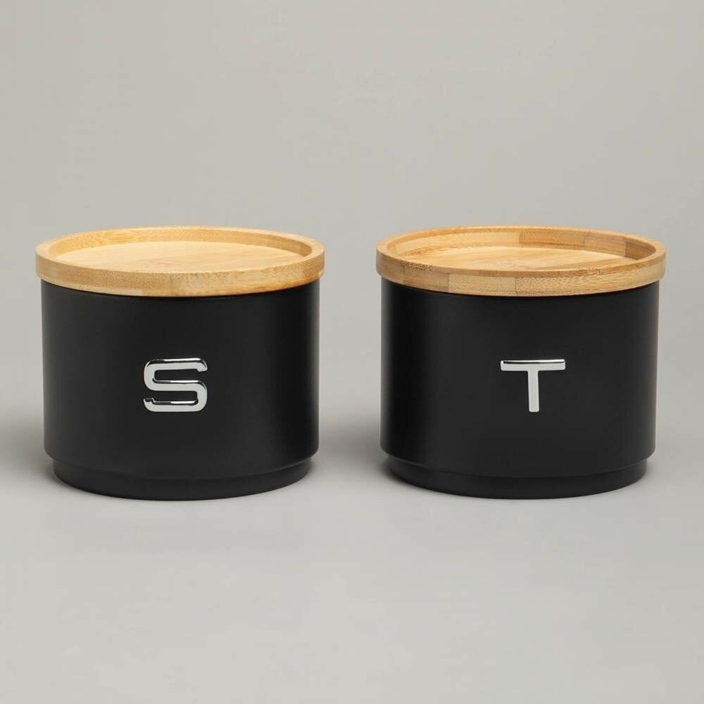 Набор банок для сыпучих 2шт 11*16см, штабелируемые