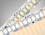 GS3401 2835 240Led/ 20W m/ 24V IP20 3000K/ 5000*10*1.2mm (2 конт.)