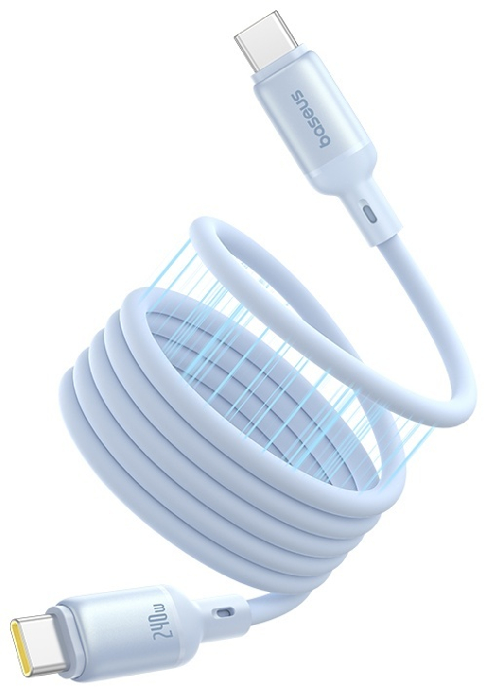 Кабель Baseus USB TypeC (M) голубой