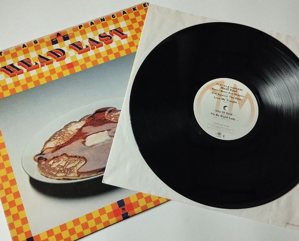 Винтажная виниловая пластинка LP Head East Flat As A Pancake (USA 1975)