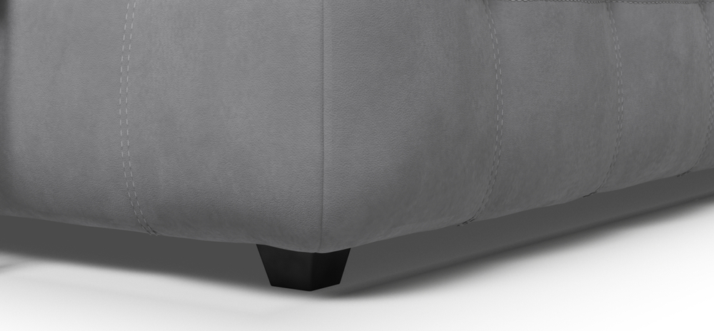 Босс Кровать+ПМ 180 Велюр Монолит сталь