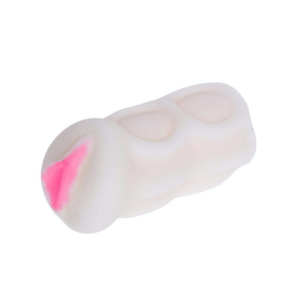 Упругий мастурбатор-вагина (Цвет: телесный)