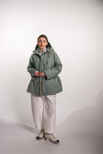 Парка утепленная, "Мята"