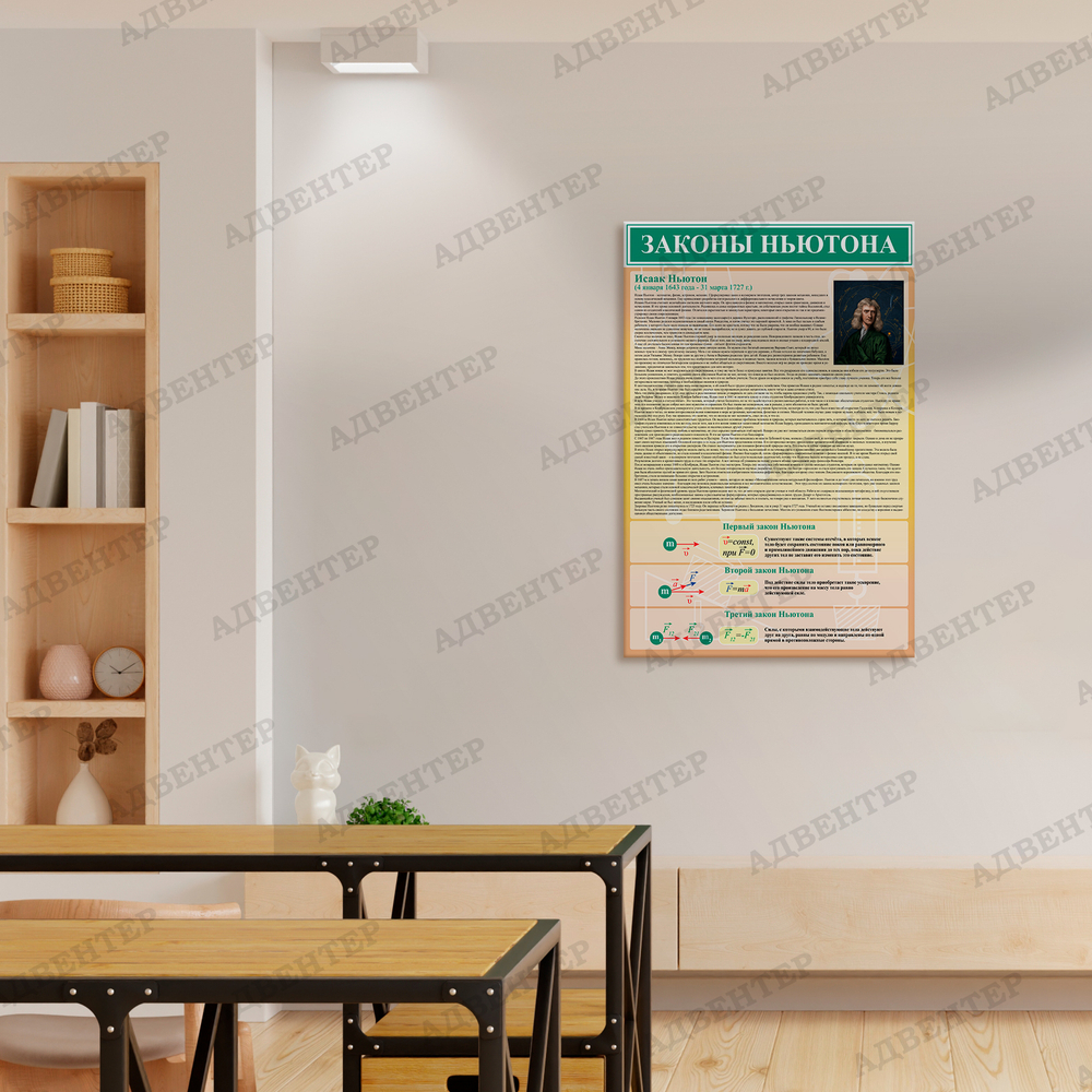 Стенд Законы Ньютона 1475