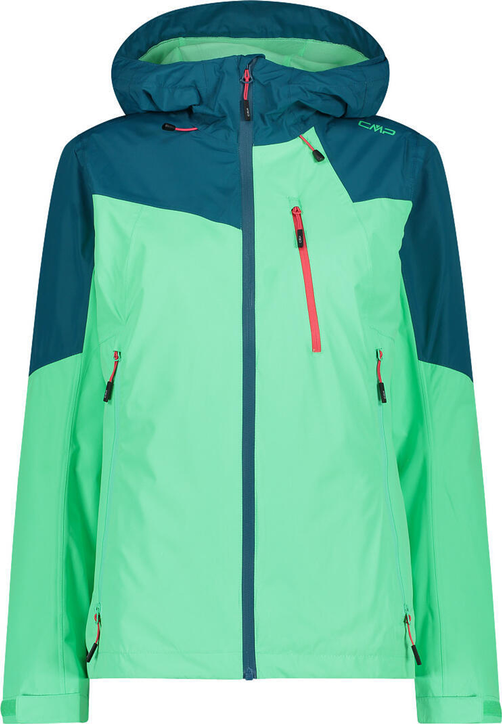 Куртка CMP Women Jacket Fix Hood , артикул 31Z5396, цвет Menta (E432)