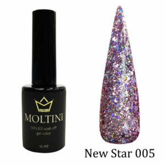 Гель-лак Moltini New Star 005, 12 ml