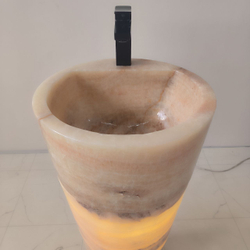 Раковина напольная из оникса Yellow ON-04198 (40*40*90 см)