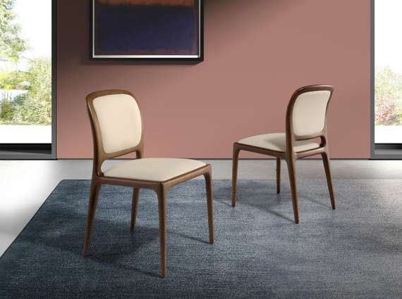 Стул Angel Cerda 4169, кремовая экокожа