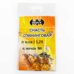 Снасть окуневая (спиннинговая) 17гр, №4, d 0.25мм