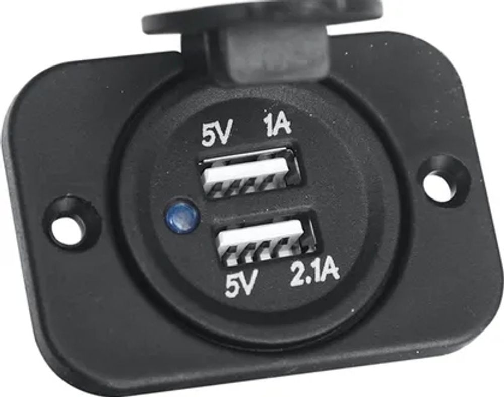 Розетка USB 3,1А РИФ c монтажной панелью (RIF22-4-1008800)