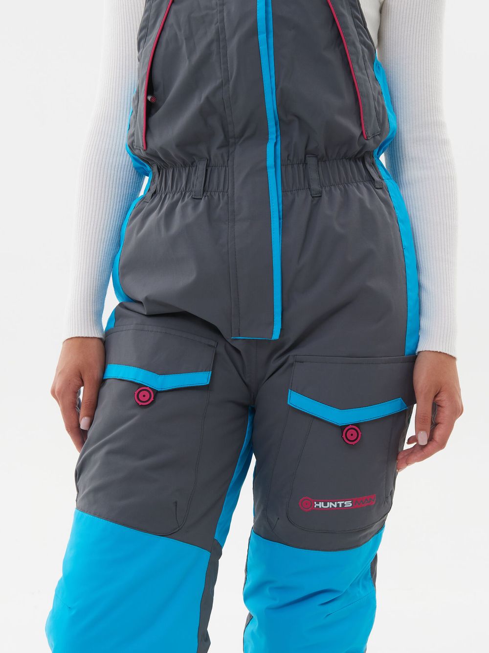 Костюм зимний Женский Siberia Lady ткань Breathable цвет Серый/Голубой