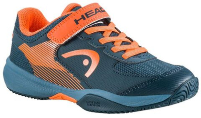 детские Кроссовки теннисные Head Sprint Velcro 3.0 Kids - bluestone/orange