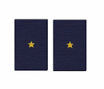 Фальшпогоны Полиция темно-синие с вышитыми звездами мл. лейтенант