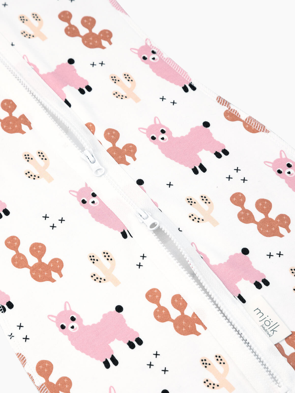 Пелёнка-кокон Mjölk Ламы Девочки, уценка